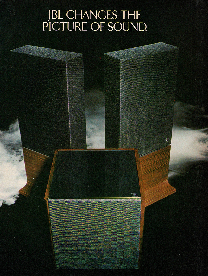 JBL advertisement in Audio, October 1977