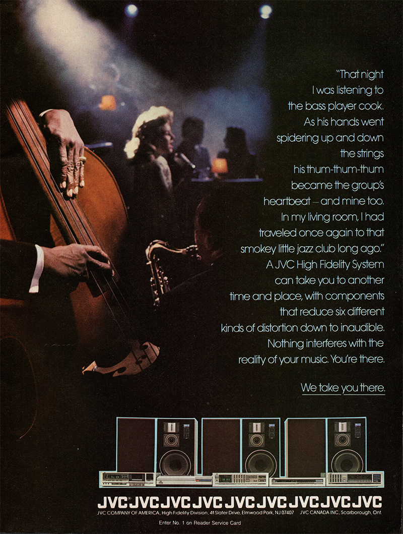 JVC advertisement in Audio, August 1983