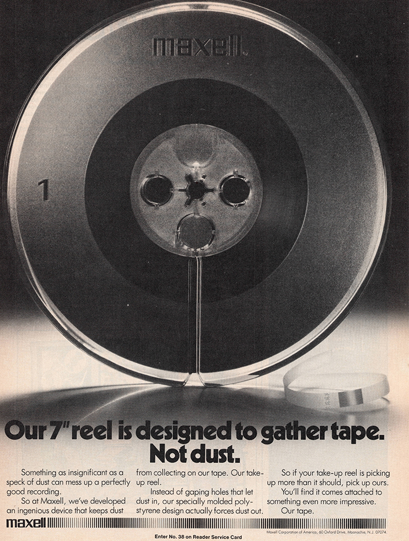 Maxell advertisement in Audio, October 1979