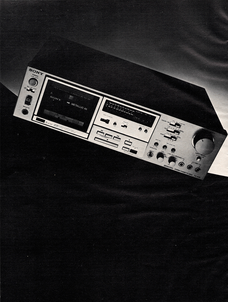 Sony advertisement in Stereo Review, October 1981