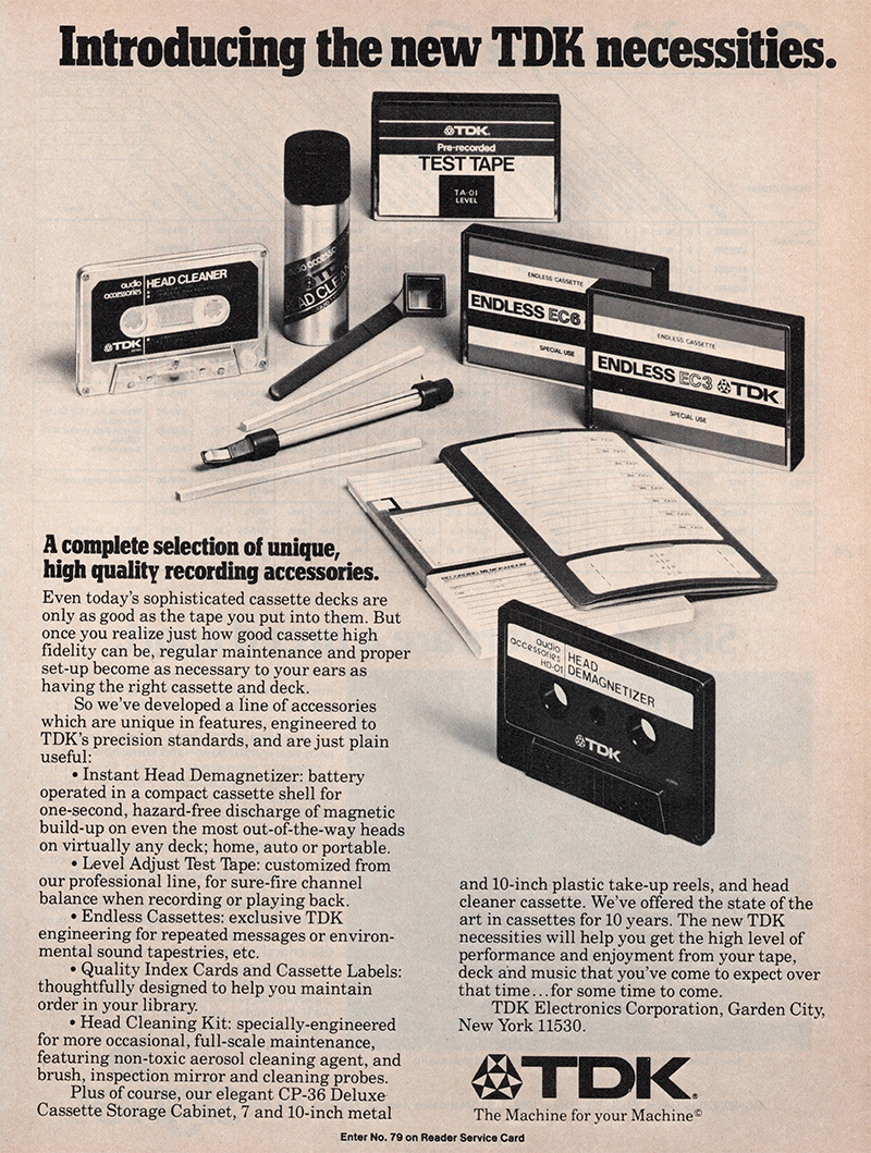 TDK advertisement in Audio, October 1978
