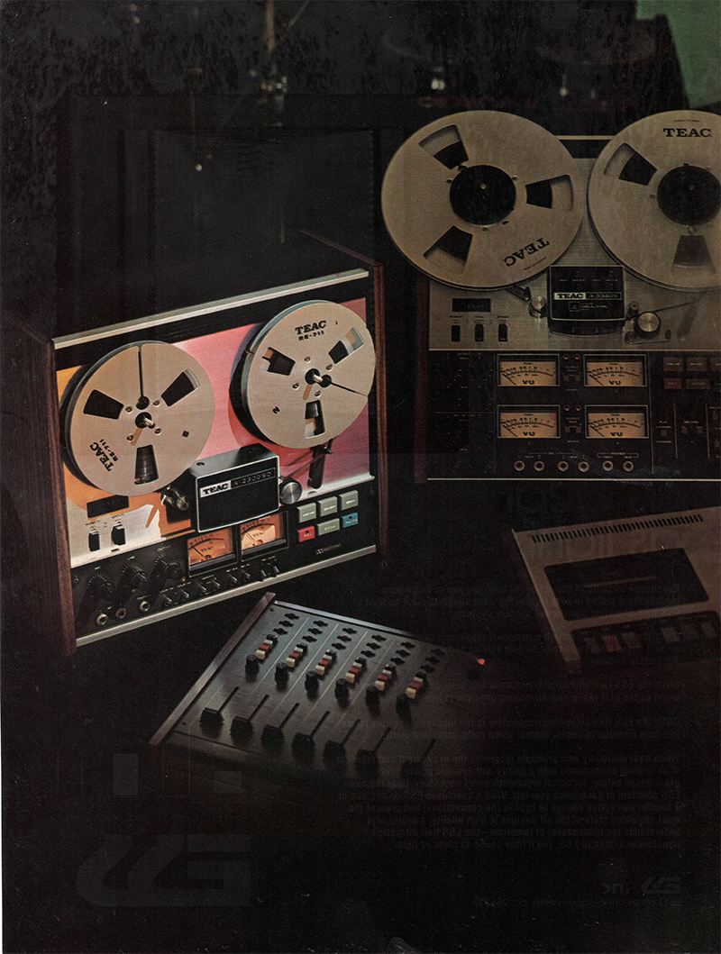 Teac advertisement in Audio, October 1975